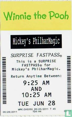 20110628 Surprise Fastpass Mickey's Philharmagic