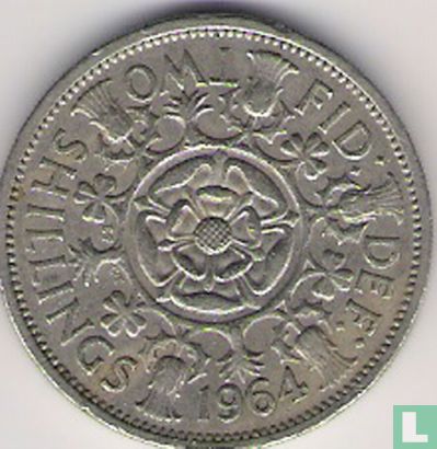 Verenigd Koninkrijk 2 shillings 1964 - Afbeelding 1