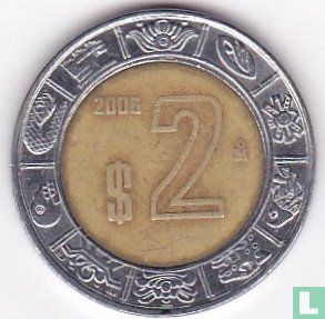 Mexique 2 pesos 2006 - Image 1