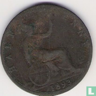 United Kingdom ½ penny 1893 - Image 1