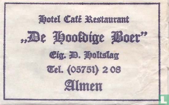 Hotel Café Restaurant "De Hoofdige Boer" - Afbeelding 1