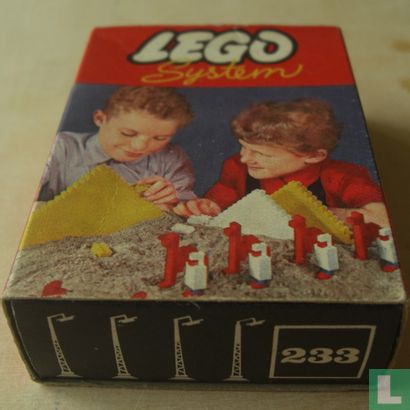 Lego 233 4 Lichtmasten - Image 1