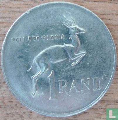 Afrique du Sud 1 rand 1978 (nickel) - Image 2