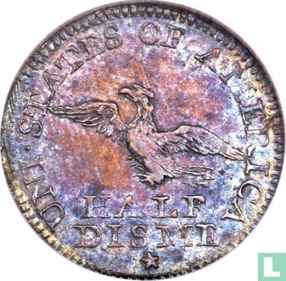 United States 5 cents 1792 - Image 2