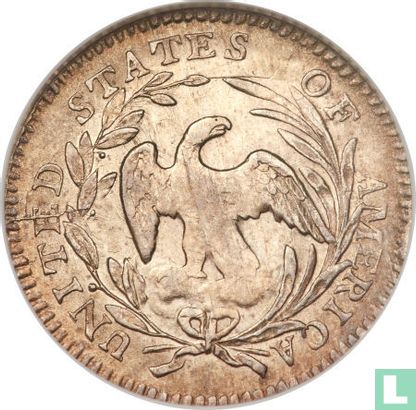 États-Unis ½ dime 1797 (16 étoiles) - Image 2