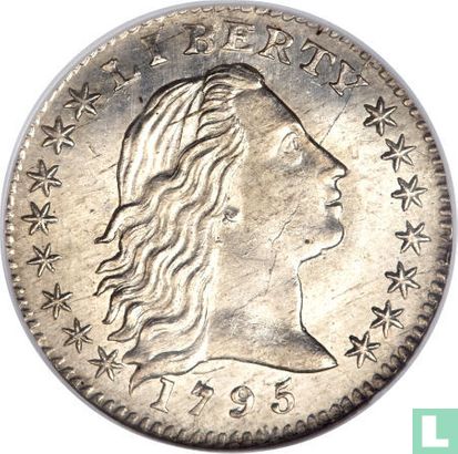 États-Unis ½ dime 1795 - Image 1