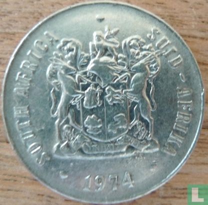 Afrique du Sud 50 cents 1974 - Image 1