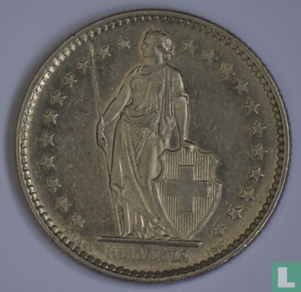 Zwitserland 2 francs 1973 - Afbeelding 2