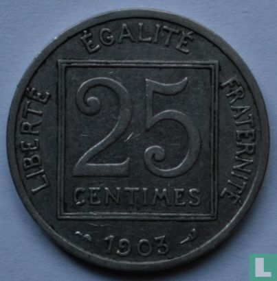 Frankreich 25 Centime 1903 - Bild 1