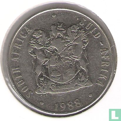 Afrique du Sud 50 cents 1988 - Image 1