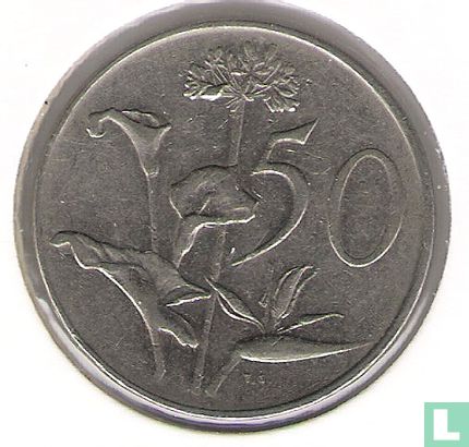Afrique du Sud 50 cents 1988 - Image 2