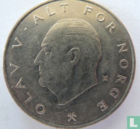Norvège 1 krone 1986 - Image 2