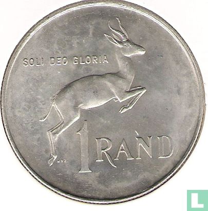 Afrique du Sud 1 rand 1966 (SUID-AFRIKA) - Image 2