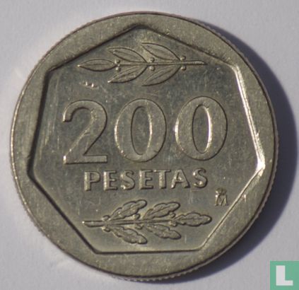 Spain 200 pesetas 1986 - Image 2