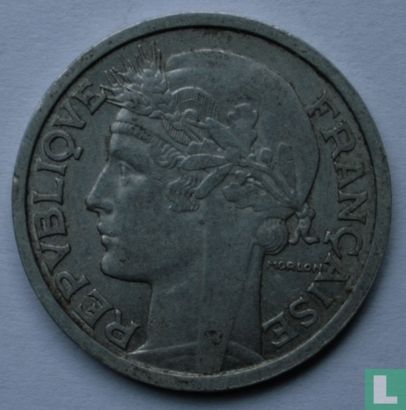 France 2 francs 1958 - Image 2