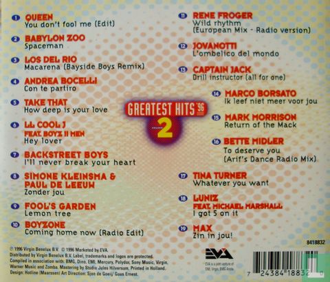 Greatest Hits '96 #2 - Afbeelding 2