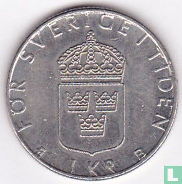 Suède 1 krona 1999 - Image 2