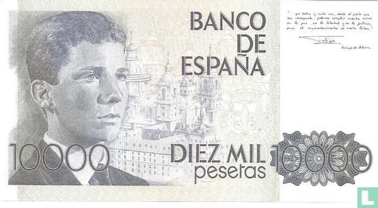 Spanje 10.000 Pesetas - Afbeelding 2