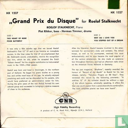 Grand Prix du disque for Roelof Stalknecht  - Afbeelding 2