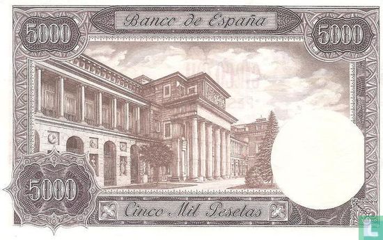 spain 5000 pesetas  - Image 2