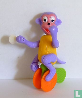 Monkey on unicycle - Image 1