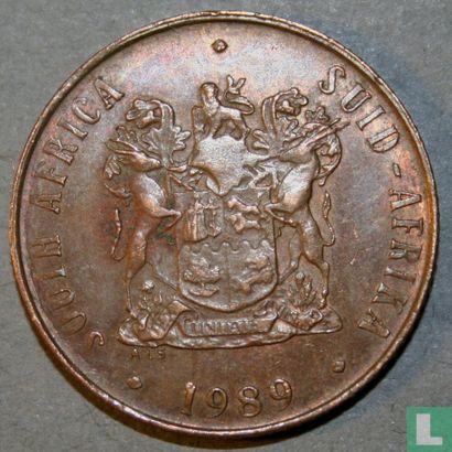Zuid-Afrika 2 cents 1989 - Afbeelding 1