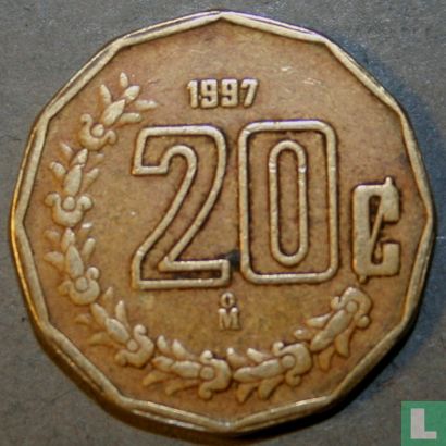 Mexico 20 centavos 1997 - Afbeelding 1