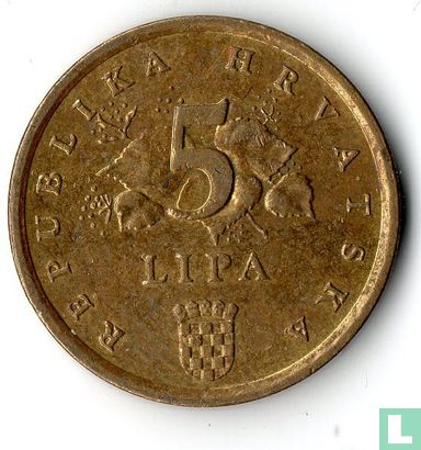 Kroatië 5 lipa 1996 - Afbeelding 2