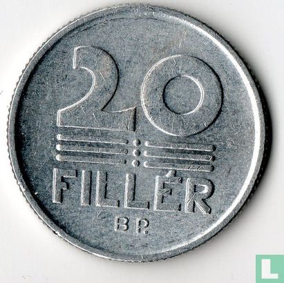 Ungarn 20 Fillér 1991 - Bild 2