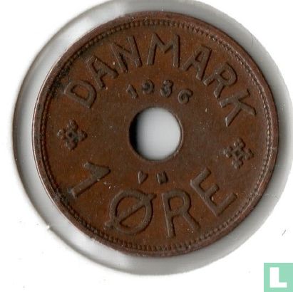 Danemark 1 øre 1936 - Image 1