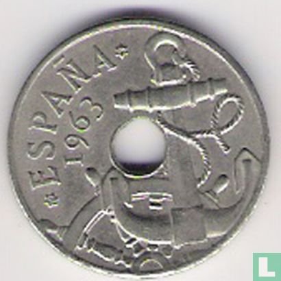 Spain 50 centimos 1963 (1963) - Image 1