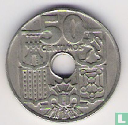 Espagne 50 centimos 1963 (1963) - Image 2