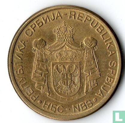 Serbia 2 dinara 2009 (nickel-brass) - Image 2