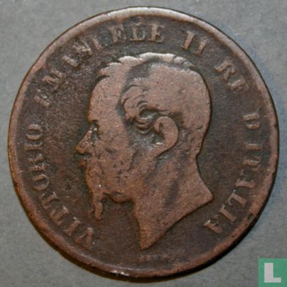 Italië 5 centesimi 1867 (N) - Afbeelding 2