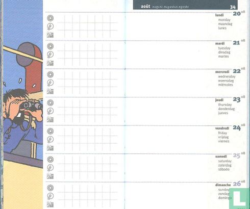 Agenda Tintin 2001 Daybook - Image 3