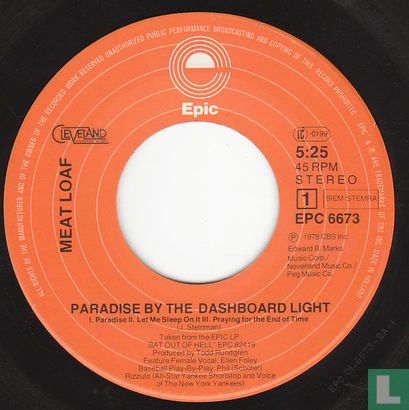Paradise by the Dashboard Light - Afbeelding 3