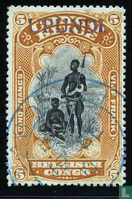 Briefmarken von Belgisch-Kongo mit Aufdruck Urundi