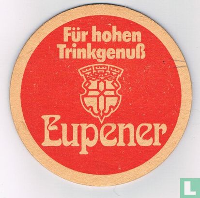 Für hohen Trinkgenuß / Eupener pils - Image 1