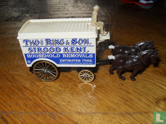 Large Horse Drawn Van 'Thomas Ring & Sons'