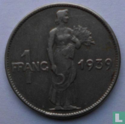 Luxembourg 1 franc 1939 - Image 1