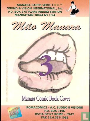 Manara comic book cover - Afbeelding 2