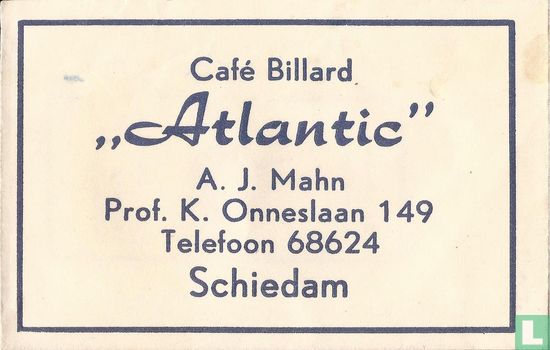 Café Billard "Atlantic" - Afbeelding 1