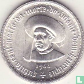 Portugal 5 escudos 1960 "Fifth centenary of the death of Prince Henry the Navigator" - Image 1