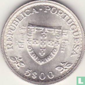 Portugal 5 escudos 1960 "Fifth centenary of the death of Prince Henry the Navigator" - Afbeelding 2