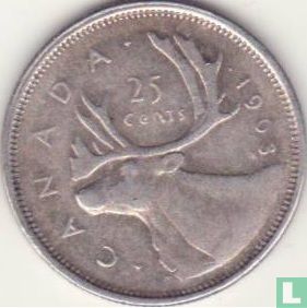 Canada 25 cents 1963 - Image 1