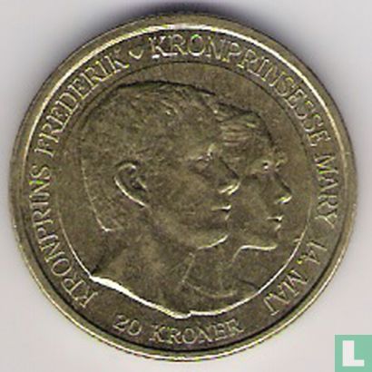 Danemark 20 kroner 2004 "Frederik & Mary" - Image 2