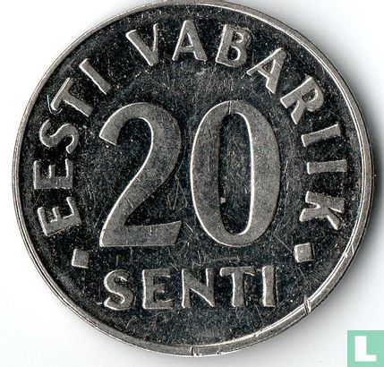 Estland 20 senti 1997 - Afbeelding 2