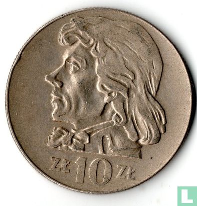 Pologne 10 zlotych 1972 - Image 2