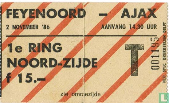 19861102 Feyenoord - Ajax