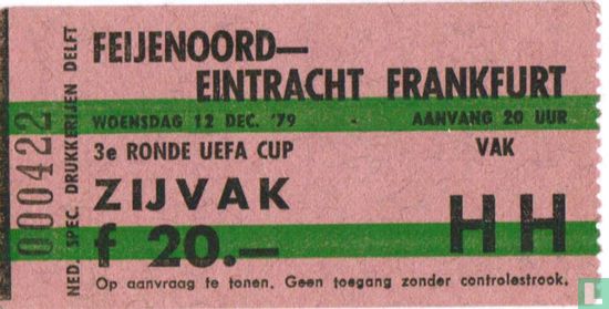 19791212 Feijenoord - Eintracht Frankfurt